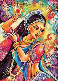 Image result for Traditional Indian Women Paintings