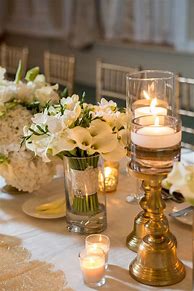Image result for Gold and Cream Wedding Decor Ideas
