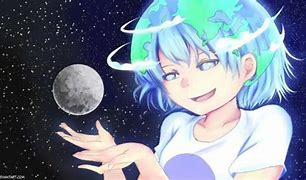 Image result for Earth Chan Anime Light Green Background