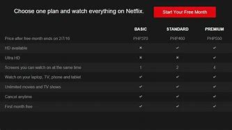 Image result for Netflix Philippines Monthly Prices