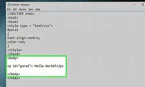 Image result for Create ID in HTML