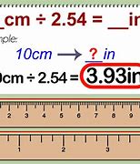 Image result for Metric Conversion Chart Centimeters to Inches