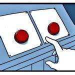 Image result for Two Red Buttons Meme