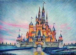 Image result for Castle Art Color Pencil