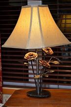Image result for Table Lamp Rose Design