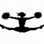 Image result for Cheerleader Toe Touch Silhouette