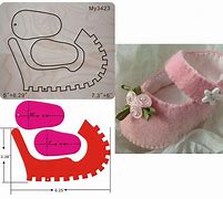 Image result for Baby Shoe Die Cut