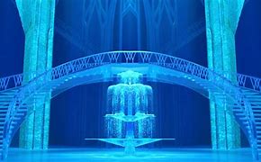 Image result for Frozen Inside Ice Castle