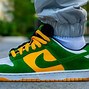Image result for Green and Gold Nike Dunks