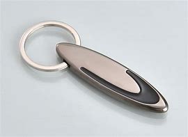 Image result for Oval Metal Keychain