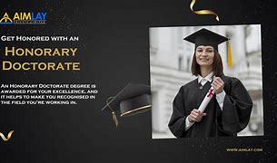 Image result for What Is a Honorary Doctorate Degree