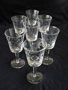 Image result for Vintage Crystal Wine Glasses Patterns