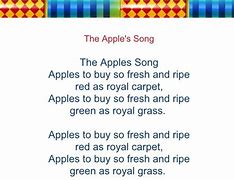 Image result for Apple Frut Detail in Lyrics