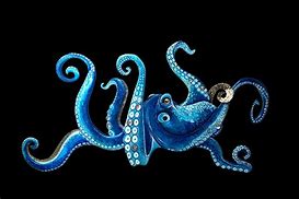Image result for Blue Octopus Painting