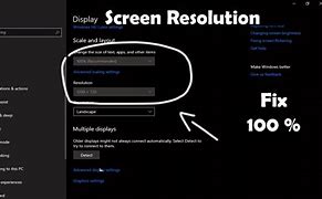 Image result for Screen Resolution Problems