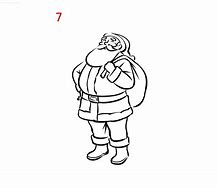 Image result for How to Draw Santa Claus