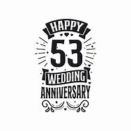 Image result for 53 Wedding Anniversary