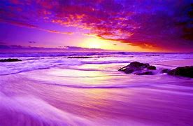 Image result for Cool Purple Beach Sunset