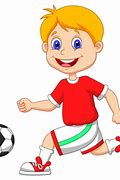 Image result for Cartoon Image of a Child Playing Soccer