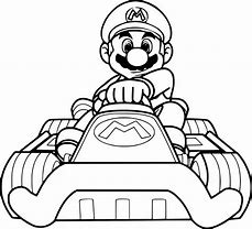 Image result for Mario Car Coloring Pages