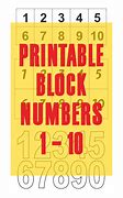 Image result for Block Letters and Numbers