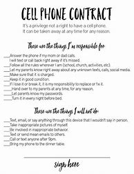 Image result for Editable Cell Phone Contract