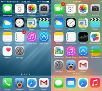 Image result for iOS 7 vs iOS 8