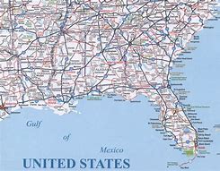 Image result for Southeastern USA Map