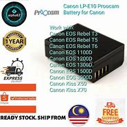 Image result for Canon EOS 3000 Battery