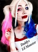 Image result for Harley Quinn Half Face