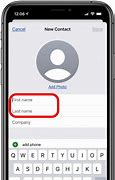 Image result for iPhone Contact Details Picture