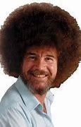 Image result for Bob Ross Straight Hair