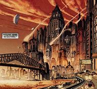 Image result for Royal Hotel Gotham City Skyline