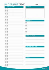 Image result for Printable Day Planner Pages
