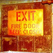 Image result for Fire Door Keep Shut