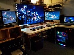 Image result for TV PC Gaming Setup