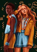 Image result for Max and Lucas Stranger Things