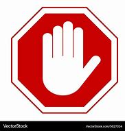 Image result for Stop Sign Hand SVG