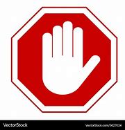 Image result for Stop Sign with Hand