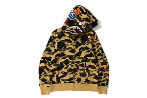 Image result for Bape Camo Shark Hoodie