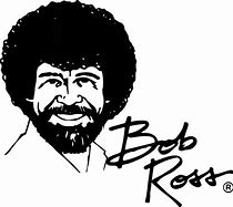 Image result for Bob Ross Cartoon Vector