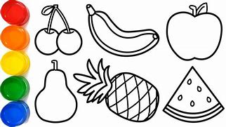 Image result for Easy Pencil Drawings of Fruits