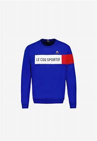 Image result for Le Coq Sportif Blue Sweatshirt