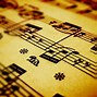 Image result for Music Notes Whitewith Black Background