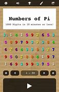 Image result for Numbers of Pi Game