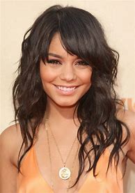 Image result for Long Hair with Side Swept Bangs