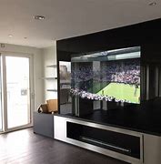 Image result for 85 Inch TV in Basement