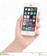 Image result for Silver iPhone 5S in Hand