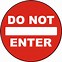 Image result for Do Not Enter Sign PNG