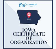 Image result for Free Iowa LLC Certificate of Organization Template